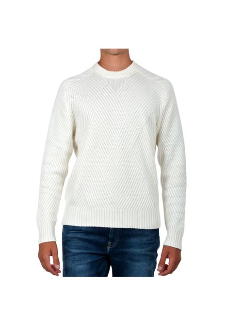 MAGLIONE GIROCOLLO CON TRAMA ARMANI EXCHANGE | Maglie | 6KZM2A ZMY1Z1100